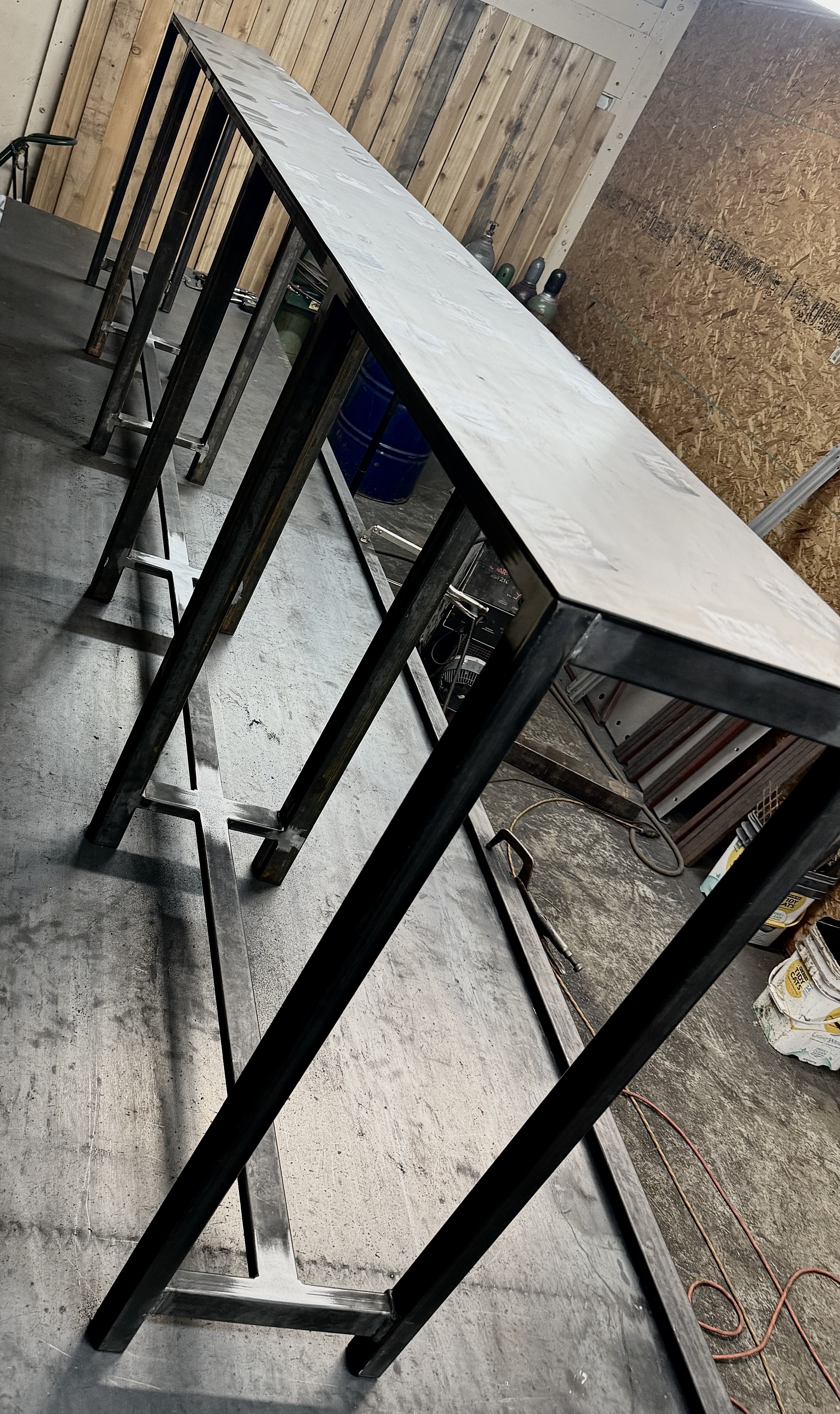 Custom metal fabrication project detail