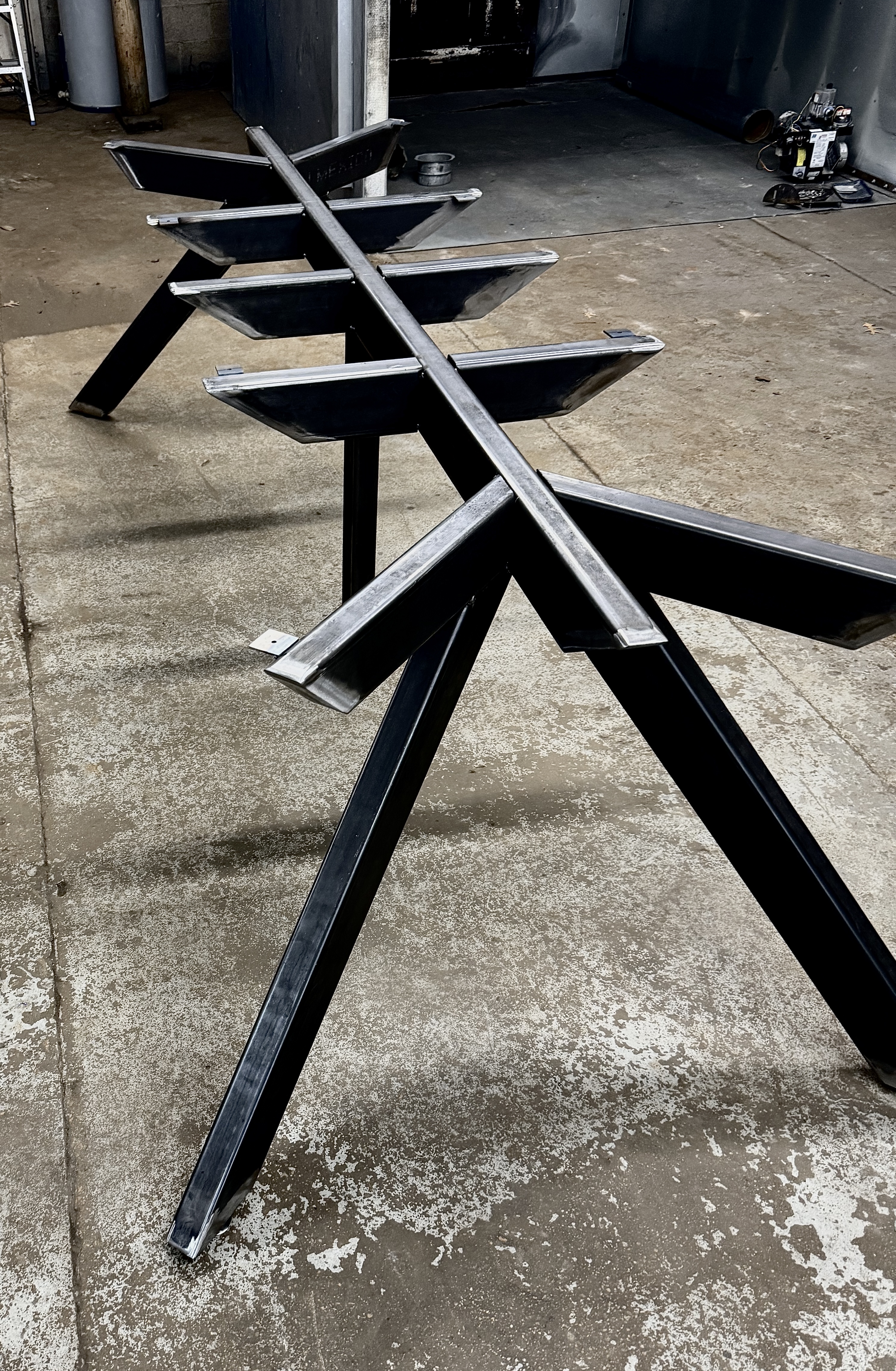 Shop fabrication project at Iron Roots Metal Works